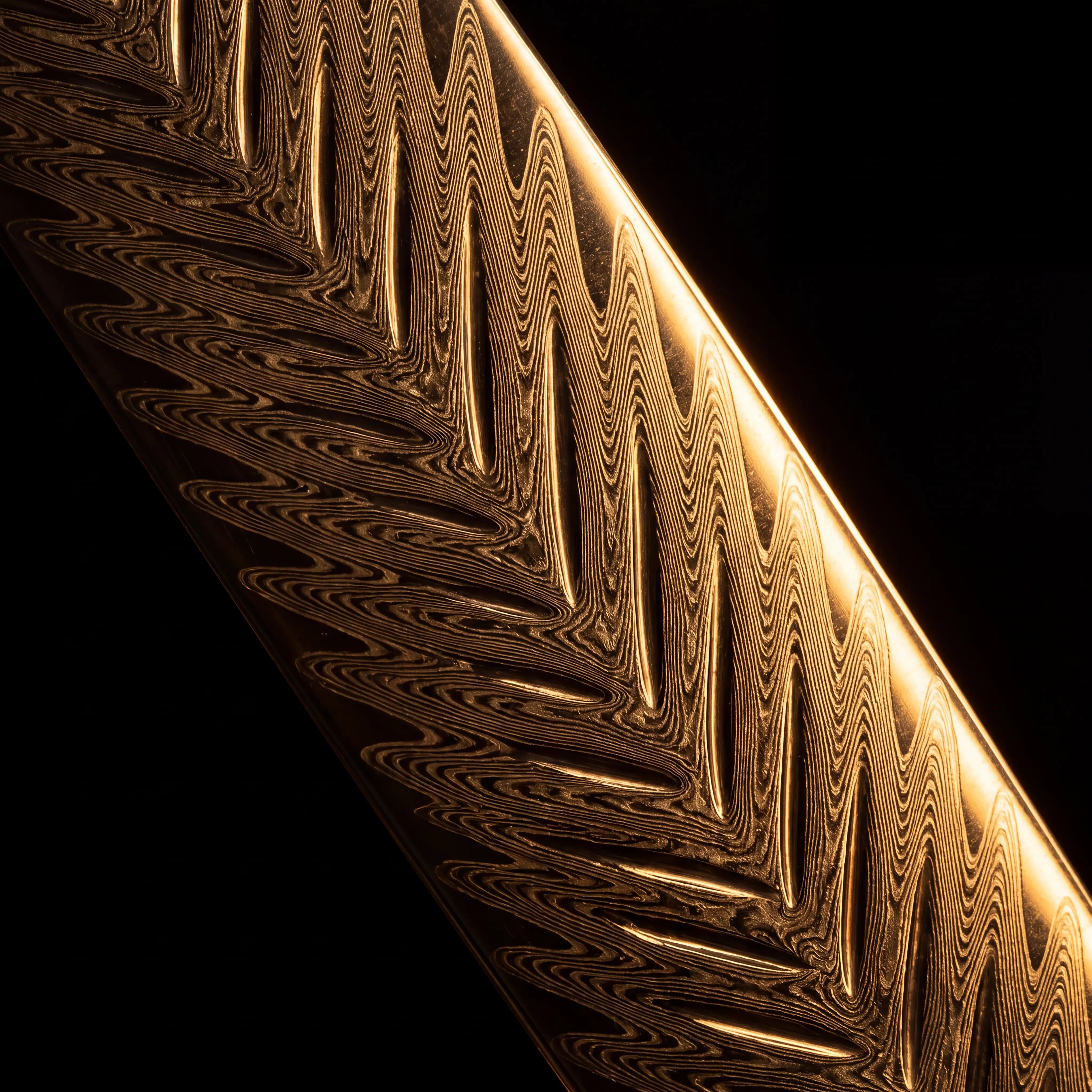 Mabayui Chef Knife — Blue Resin Handle