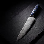 Mabayui Chef Knife — Blue Resin Handle