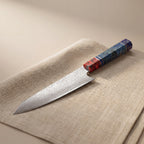 Kiritsuke Knife — Coloured Ebony Handle