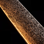 Kiritsuke Knife — Ebony Octagonal Handle