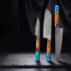 Akashi Collection Set  - Blue Resin Handle
