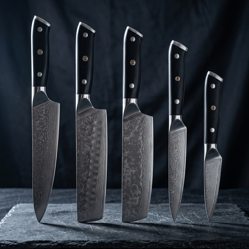 Set of 7 Japanese Knives – Nagoya Collection