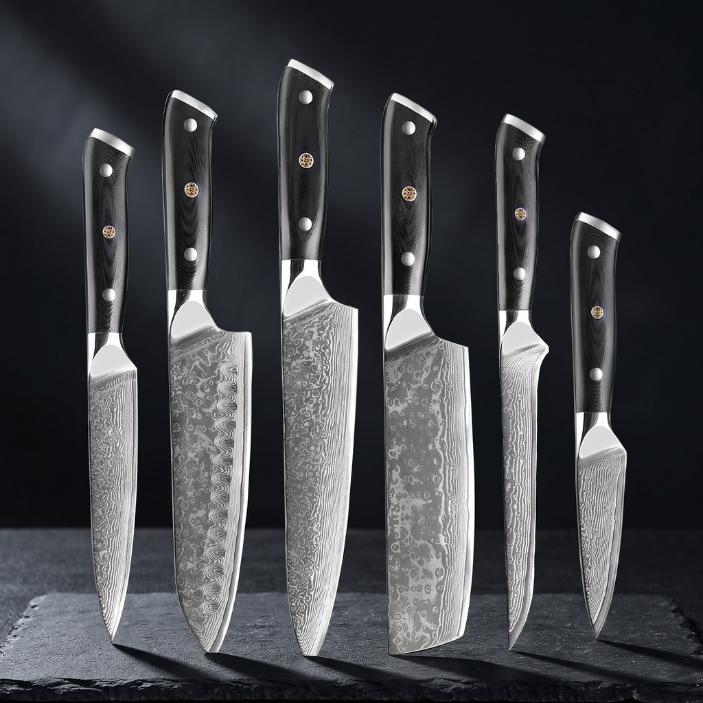 Set of 7 Japanese Knives – Nagoya Collection