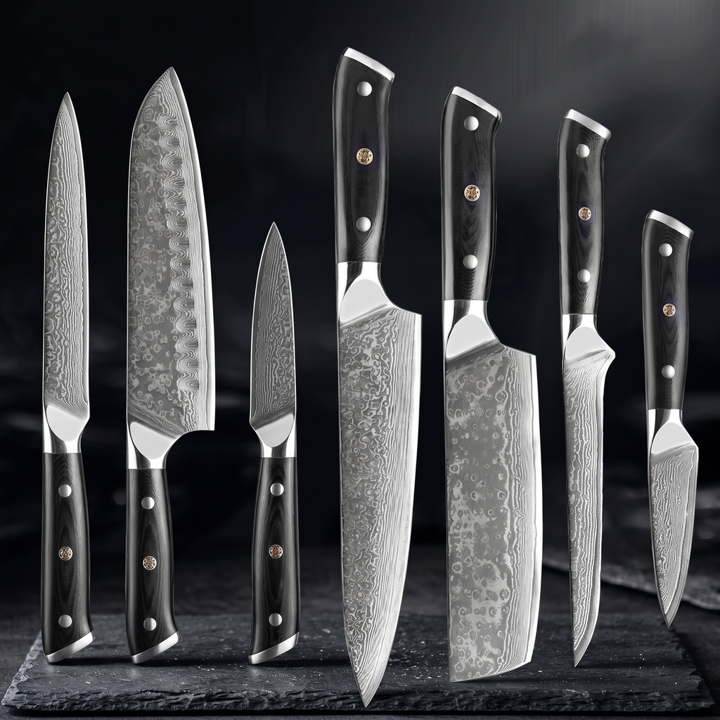 Set of 7 Japanese Knives – Nagoya Collection