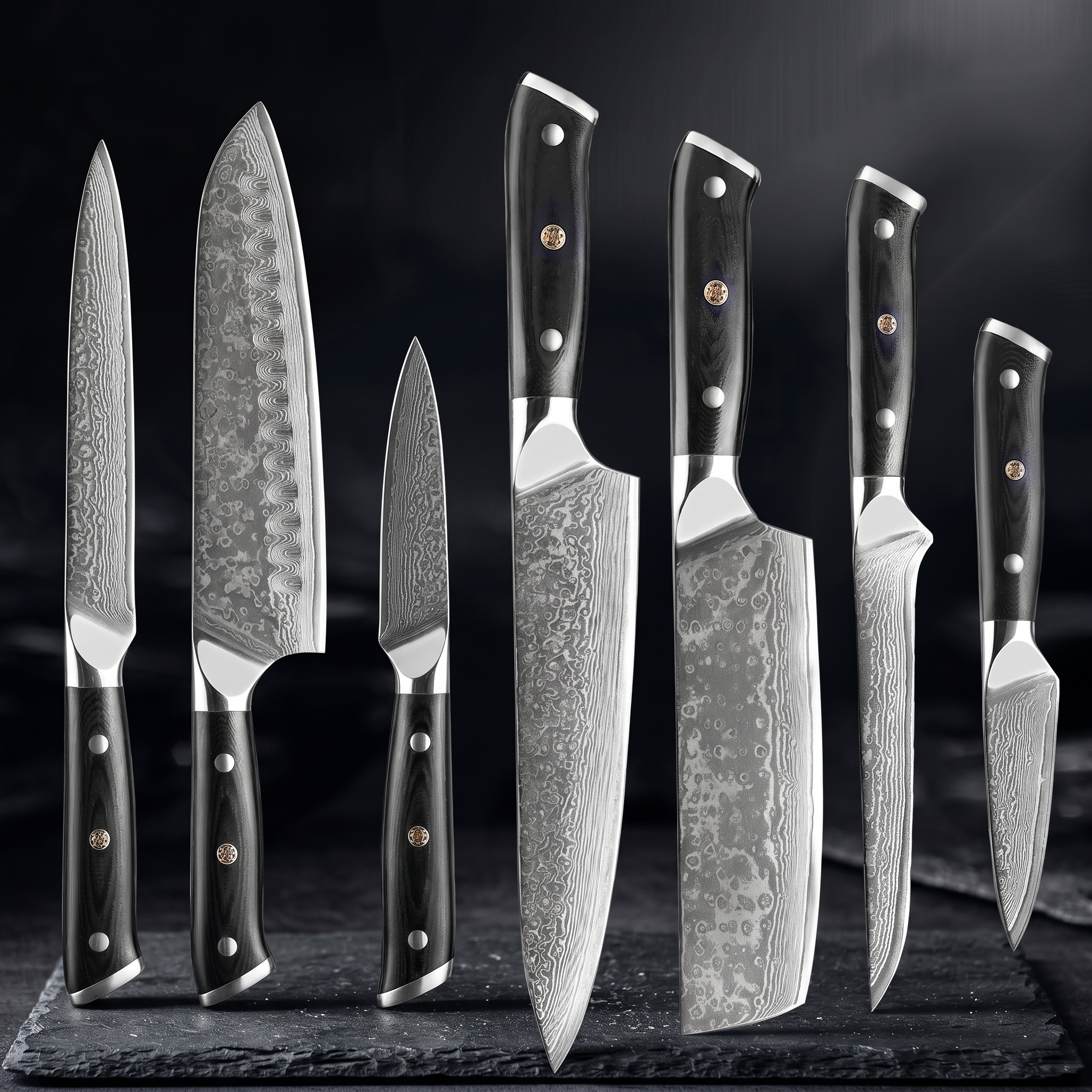 Set of 7 Japanese Knives – Nagoya Collection