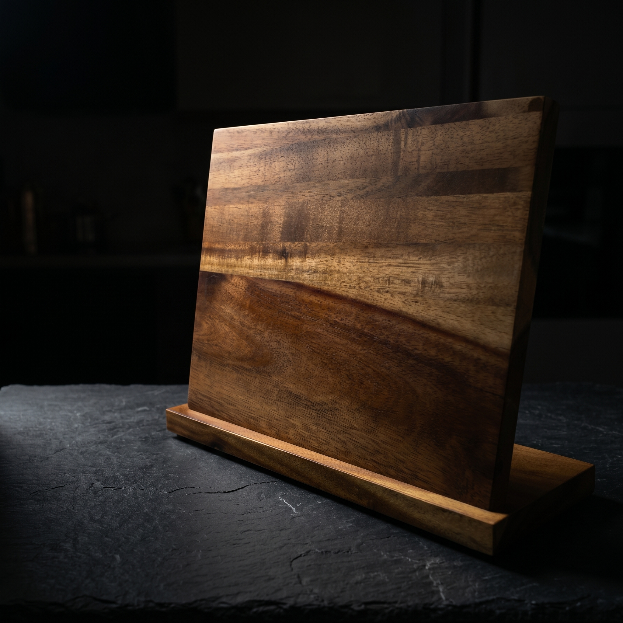 Magnetic Knife Block — Acacia Wood