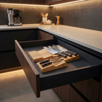 Bamboo Knife Drawer Organiser