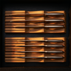 Bamboo Knife Drawer Organiser