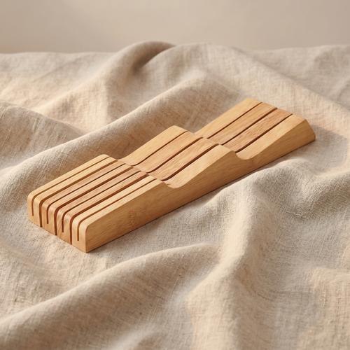 Bamboo Knife Drawer Organiser