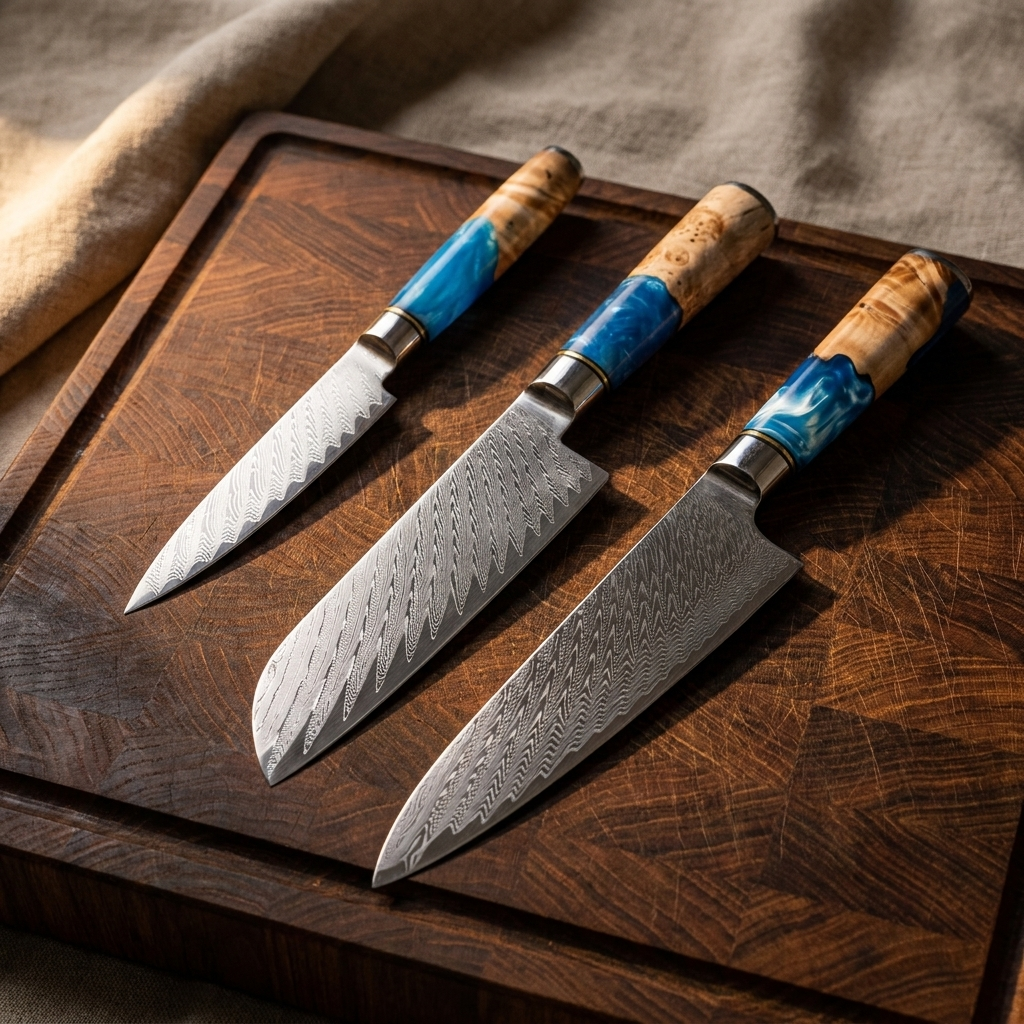 Set of 3 Japanese Knives – Niigata Collection