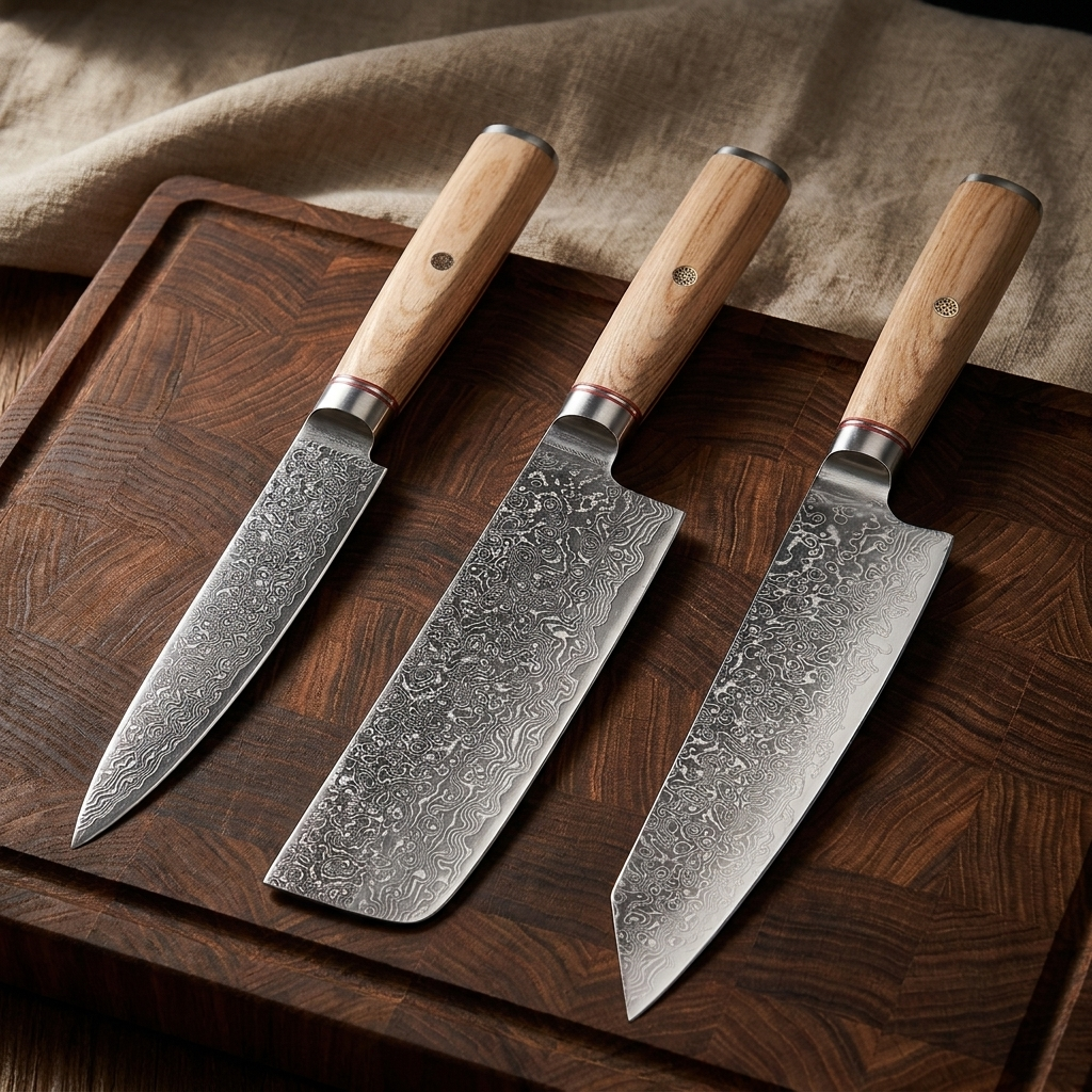 Set of 3 Japanese Knives – Matsu Collection