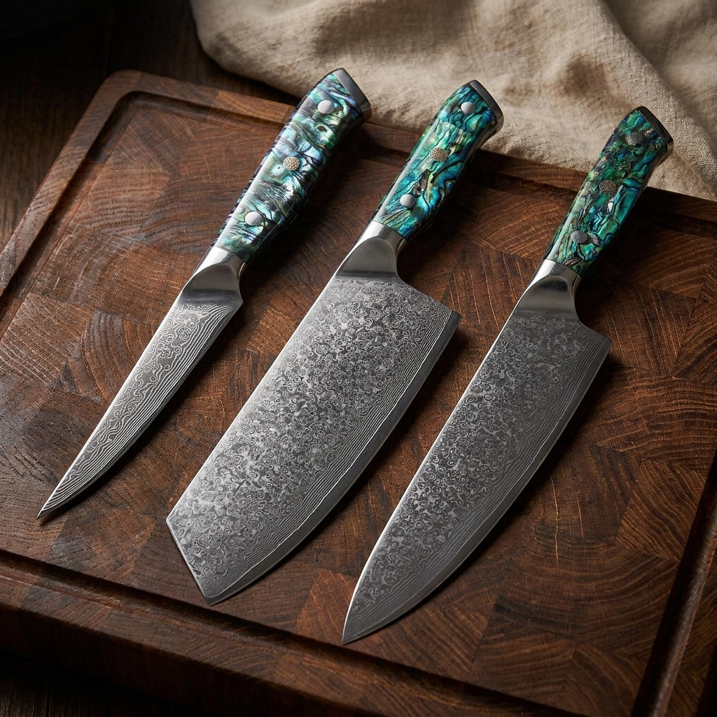 Set of 3 Japanese Knives – Nagasaki Collection