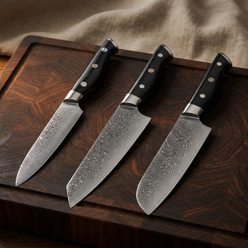 Set of 3 Japanese Knives – Nagoya Collection