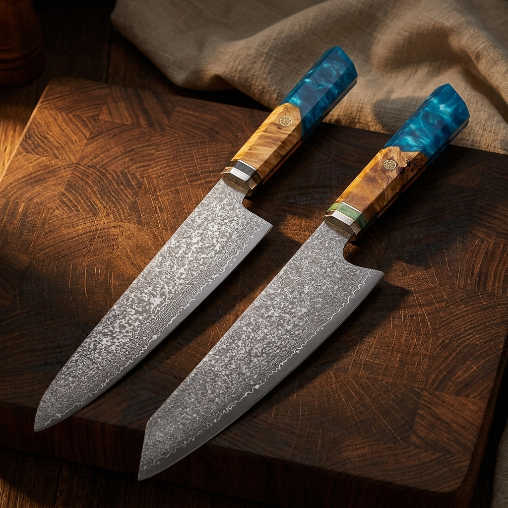 Set of 2 Japanese Knives – Akashi Collection