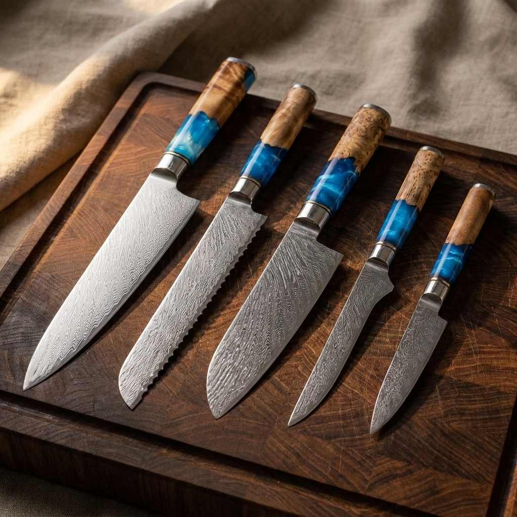 Set of 5 Japanese Knives – Niigata Collection