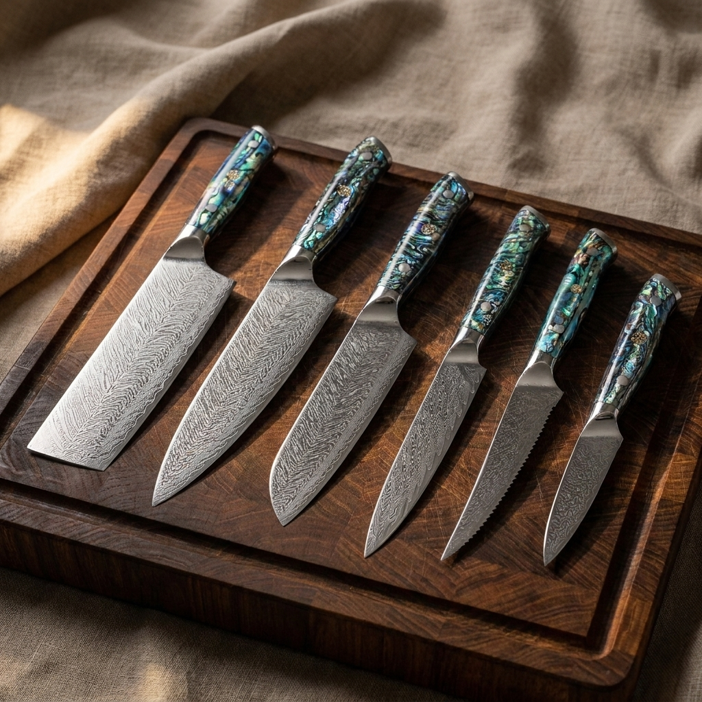 Set of 6 Japanese Knives – Nagasaki Collection