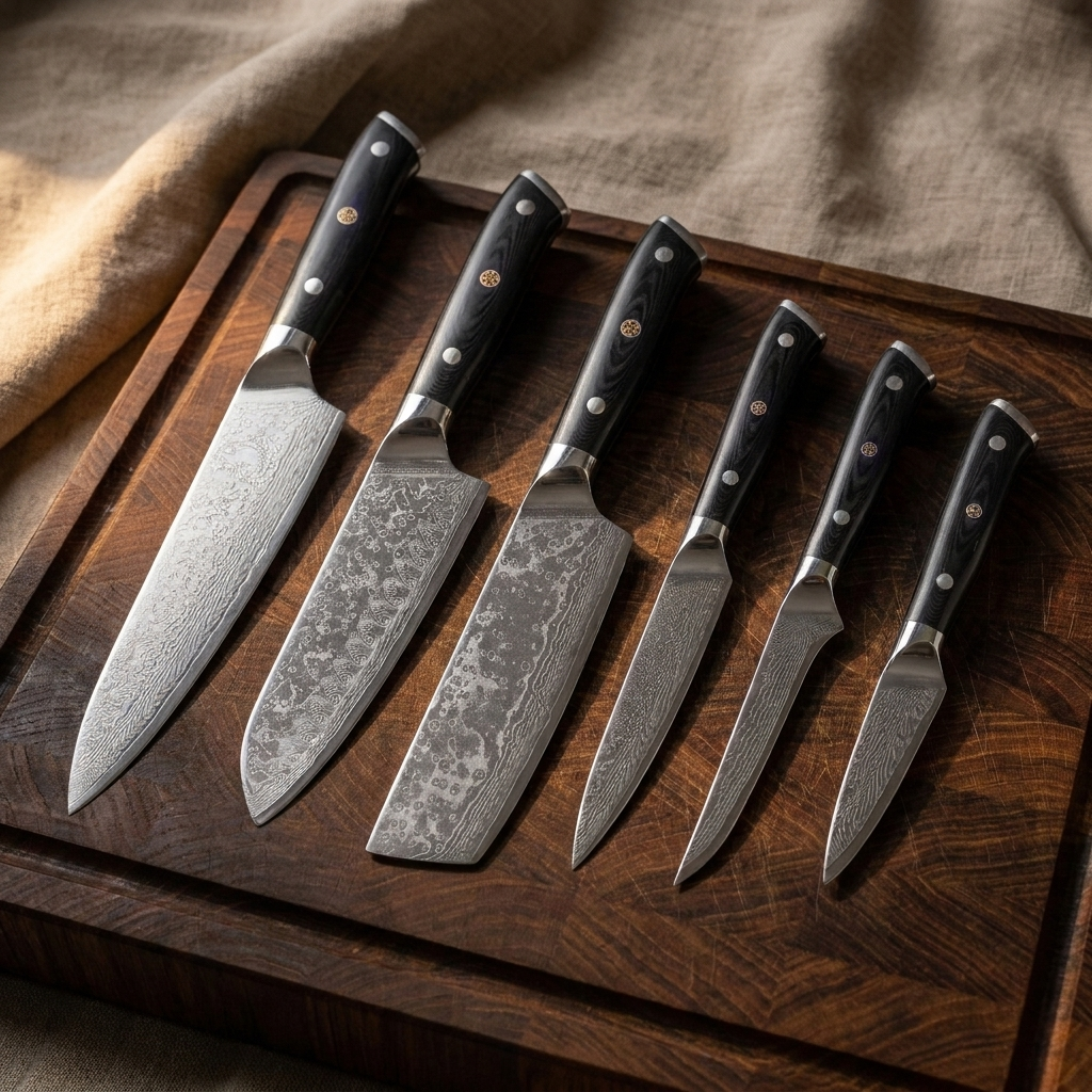 Set of 6 Japanese Knives – Nagoya Collection