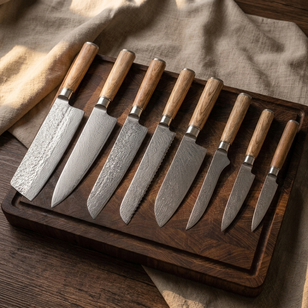Matsu Collection  Set — VG10 Damascus Steel